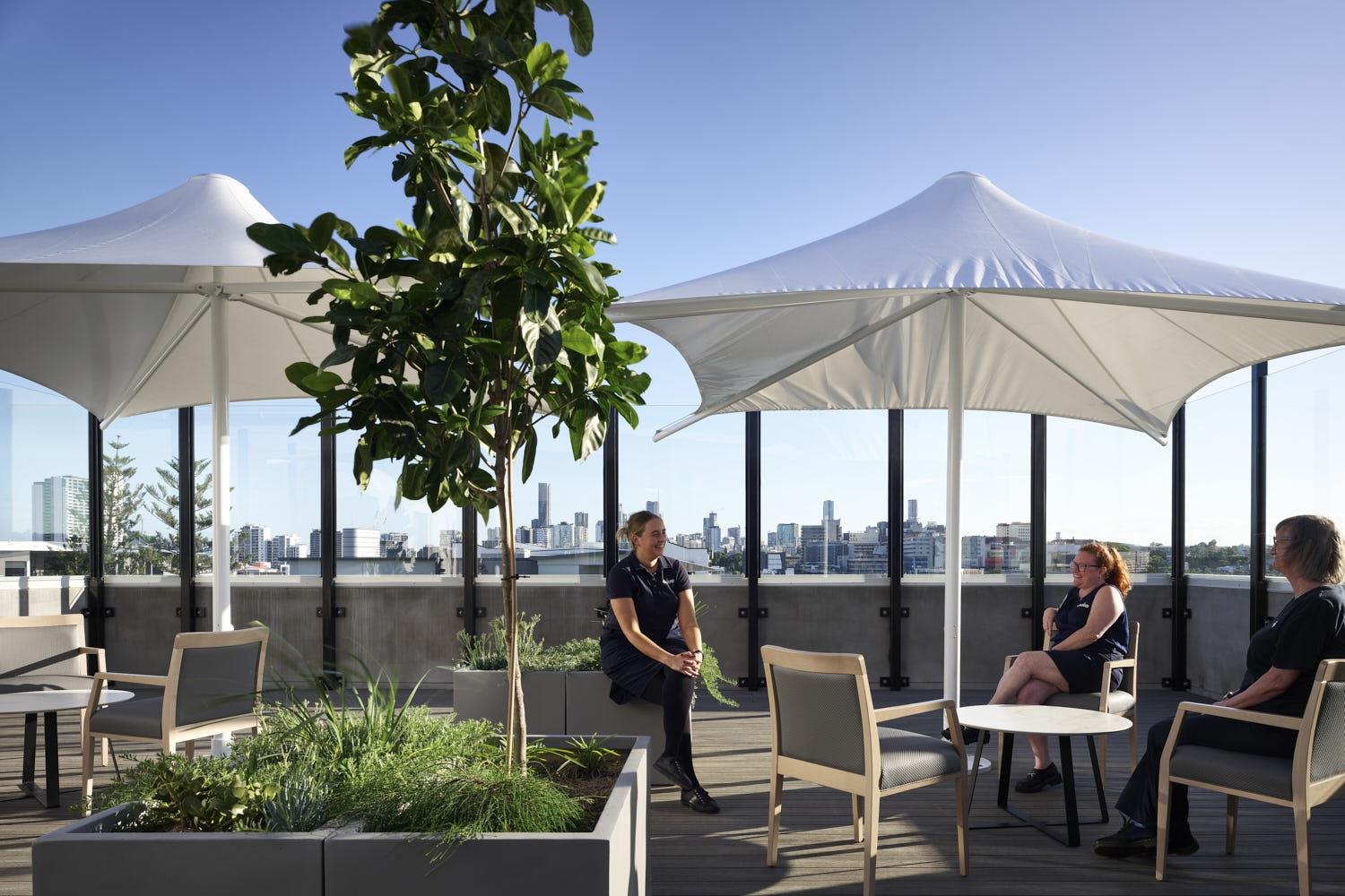 Photo of patient rooftop at Avive Clinic Brisbane